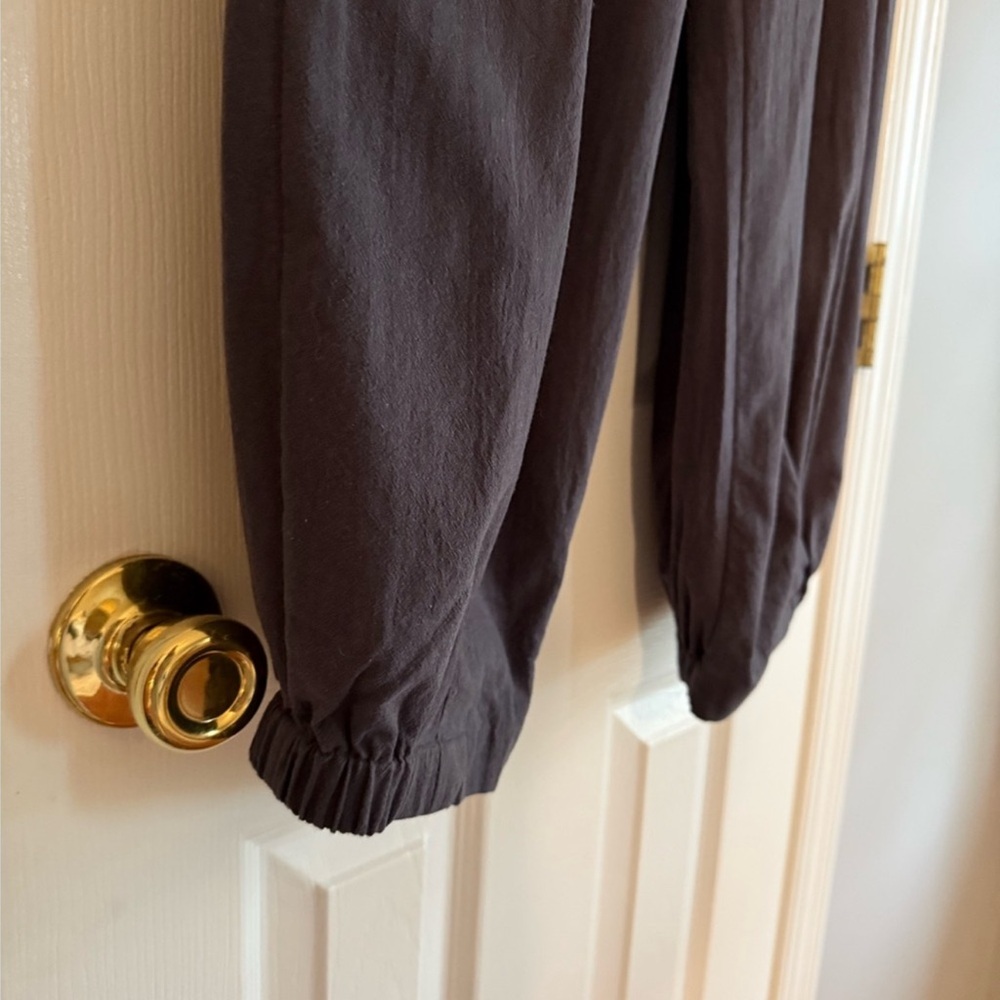 Free People NWT Slouchy Pull-On Pants Small Black Balloon Leg Comfy Lounge - Picture 7 of 7